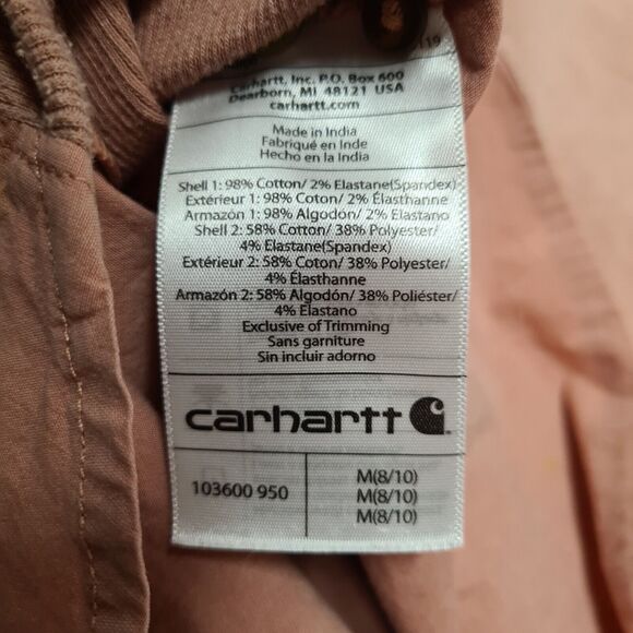 Carhartt Women’s Work Shirt Rugged Flex Bozeman Long Sleeve Rust Color Med 8/10 - Picture 4 of 10